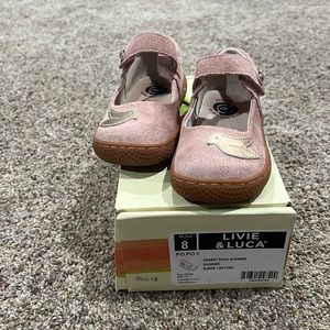 Livie & Luca pink shimmer pio size 8c